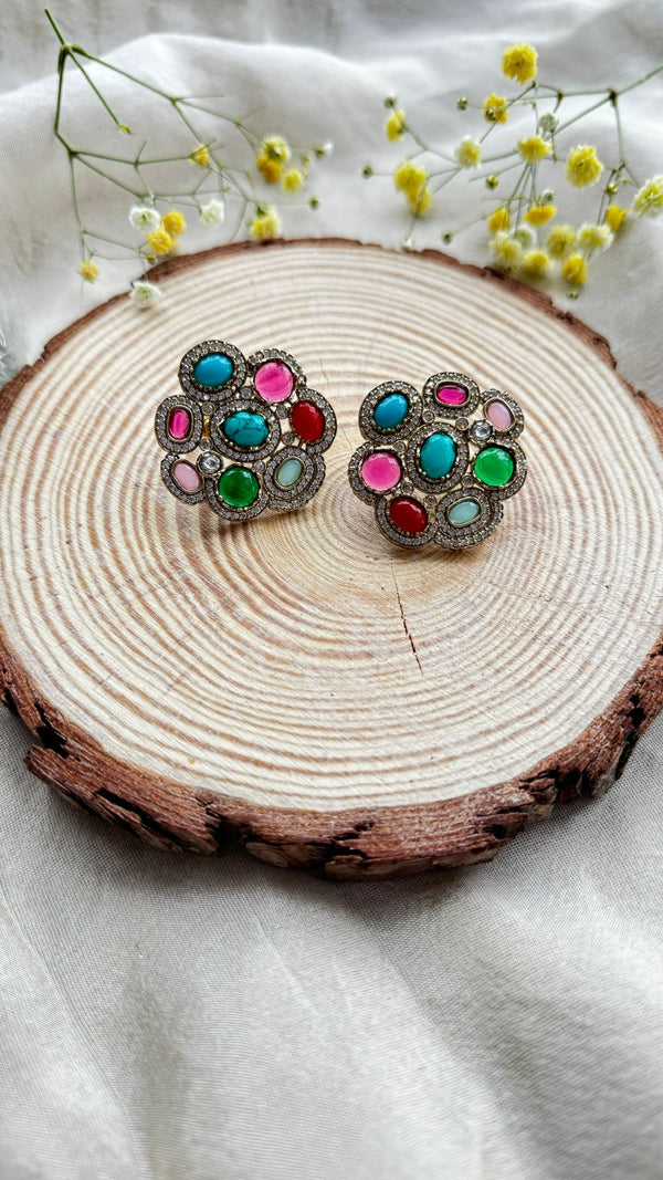 Multi-stone studs