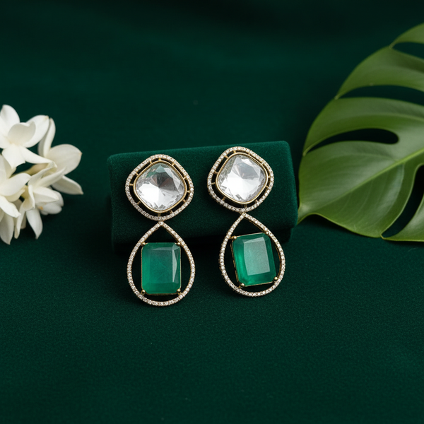 Gulnoor Emerald Earrings